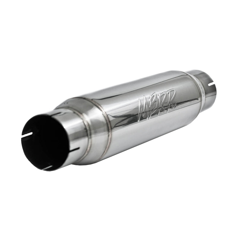 MBRP Universal Resonator 3in Inlet /Outlet 16in Body 20in Overall T304 - DTX Performance