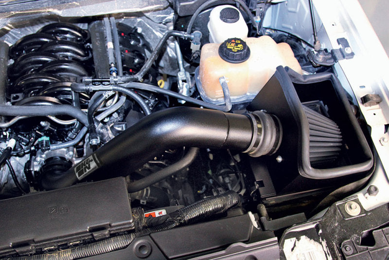 K&N 11-14 Ford F150 5.0L V8 Black Performance Intake Kit - DTX Performance