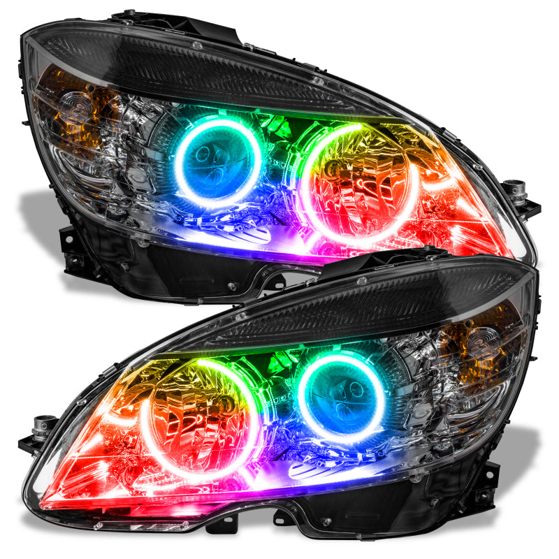 Oracle Mercedes Benz C-Class 08-11 Halo Kit - ColorSHIFT - DTX Performance