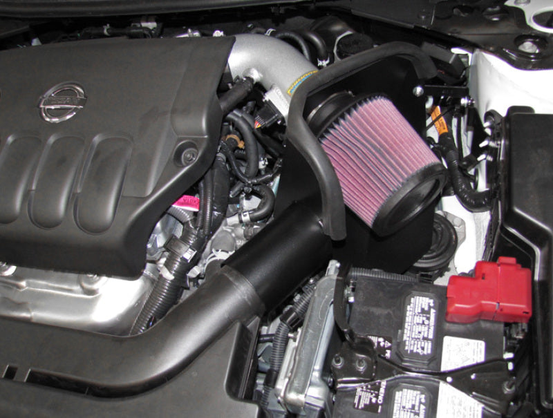 K&N 07-10 Nissan Altima 2.5L Silver Typhoon Short Ram Intake - DTX Performance