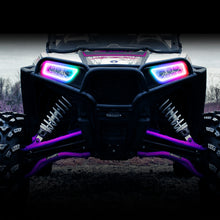 Load image into Gallery viewer, Oracle 14-21 Polaris RZR 900/1000 Turbo Dynamic RGB+A Seq Turn Signal Headlight Halo Kit- ColorSHIFT - DTX Performance