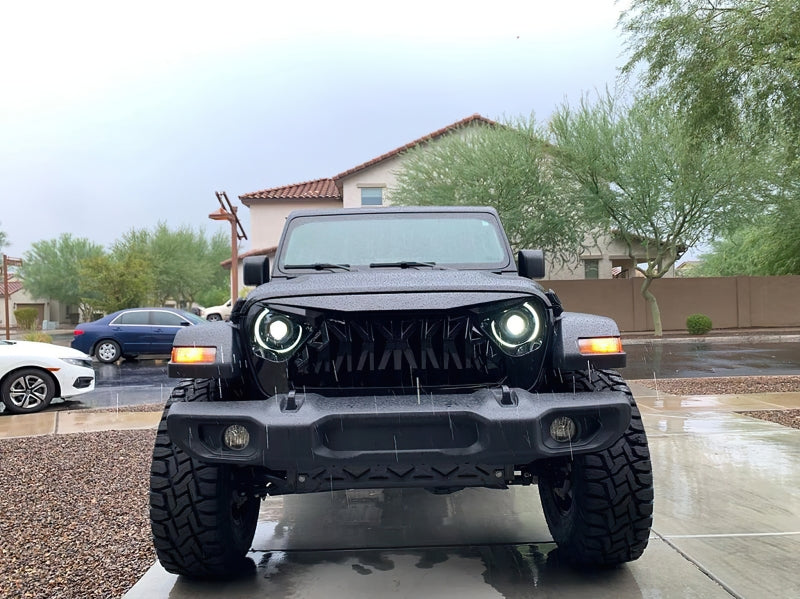 Oracle Jeep JL/Gladiator JT Oculus Switchback Bi-LED Projector Headlights - Amber/White Switchback - DTX Performance