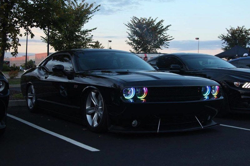 Oracle 15-21 Dodge Challenger Dynamic Surface Mount Headlight Halo Kit - ColorSHIFT - Dynamic - DTX Performance