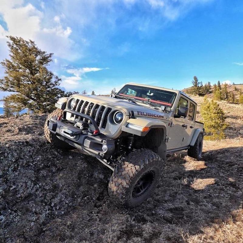 Oracle Oculus Bi-LED Projector Headlights for Jeep JL/Gladiator JT - Satin Silver - 5500K - DTX Performance