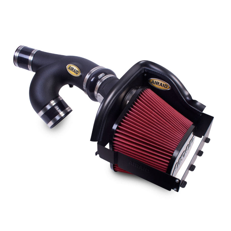 Airaid Intake System, Bifurcated Tube, Dry / Red Media 11-14 Ford F-150 3.5L Ecoboost - DTX Performance