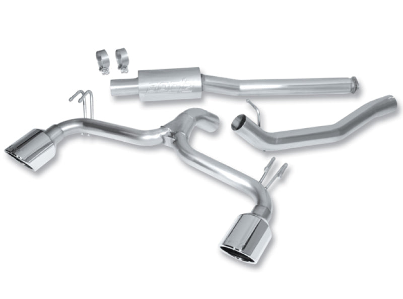 Borla 09-15 Mitsubishi Lancer Ralliart 2.0L 4cyl MT 6spd AWD Catback Exhaust - DTX Performance