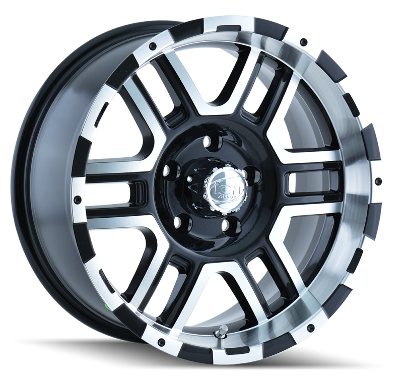 ION Type 179 16x8 / 6x114.3 BP / 10mm Offset / 83.82mm Hub Black/Machined Wheel - DTX Performance