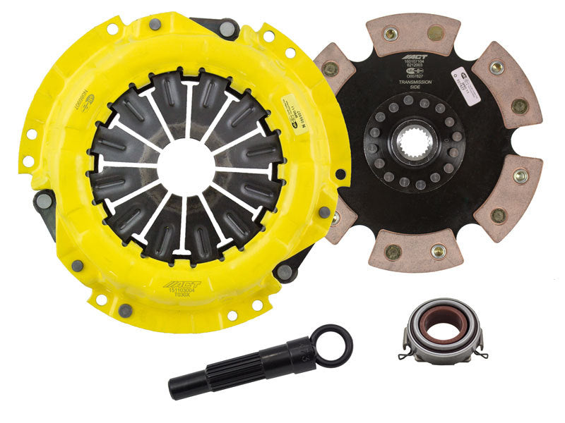 ACT 1991 Geo Prizm XT/Race Rigid 6 Pad Clutch Kit - DTX Performance