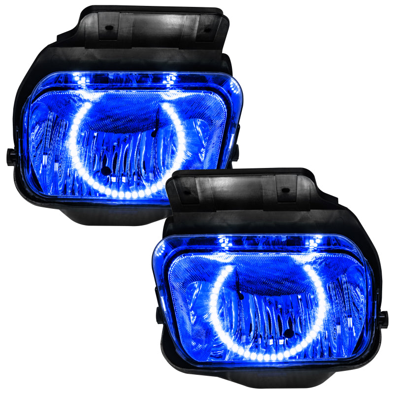 Oracle Lighting 03-06 Chevrolet Silverado Pre-Assembled LED Halo Fog Lights -Blue - DTX Performance