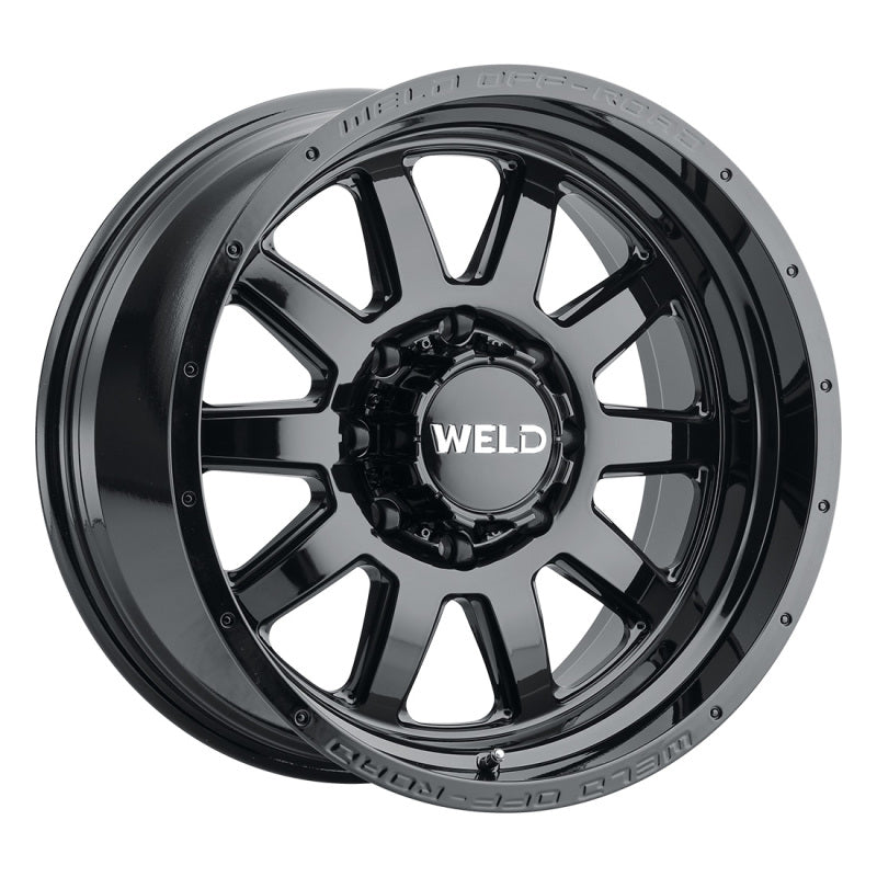 Weld Off-Road W168 20X10 Stealth 8X170 ET-18 BS4.75 Gloss Black 125.1 - DTX Performance