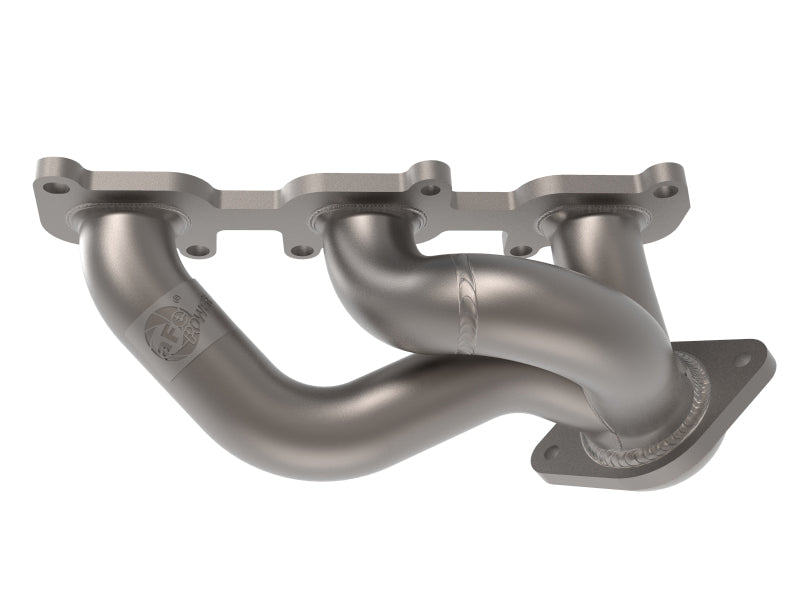 aFe Twisted Steel Shorty Header 11-17 Ford Mustang V6-3.7L - Titanium Coat Finish - DTX Performance