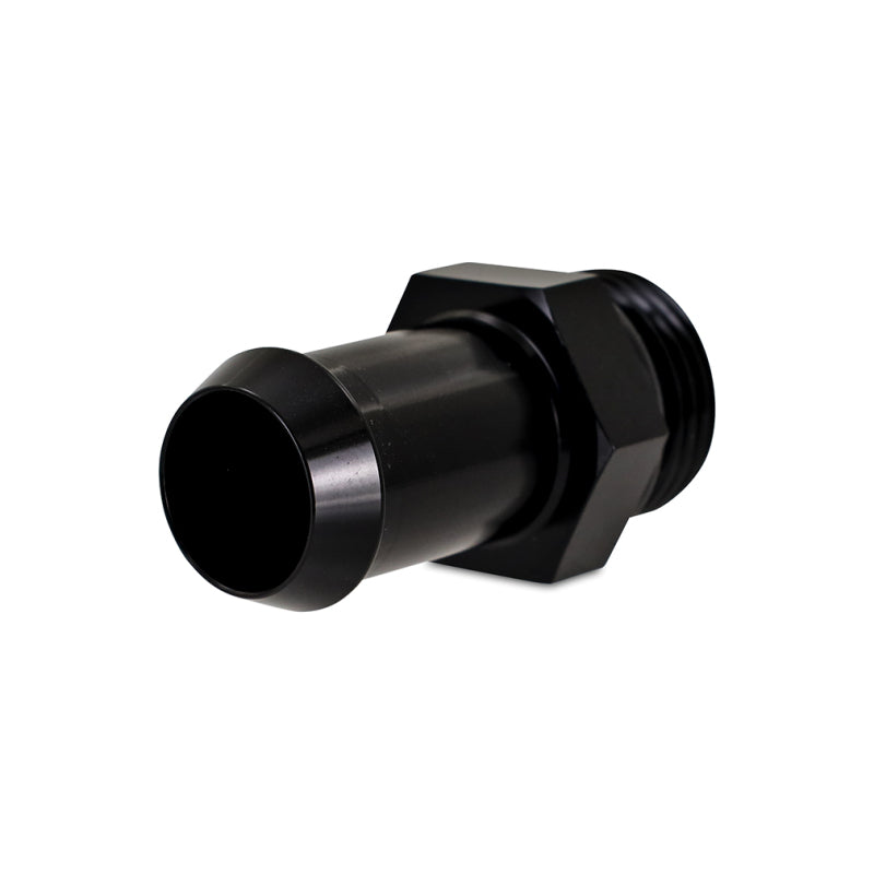 Mishimoto -10 ORB to 3/4in Hose Barb Aluminum Fitting - Black - DTX Performance