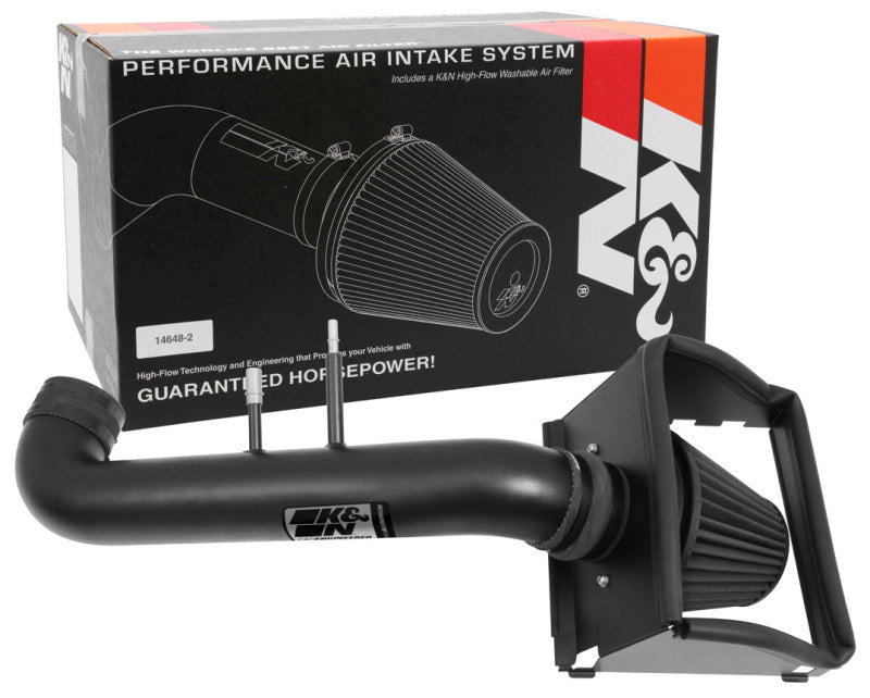 K&N 2015 Ford F150 5.0L V8 Blackhawk Performance Intake Kit - DTX Performance