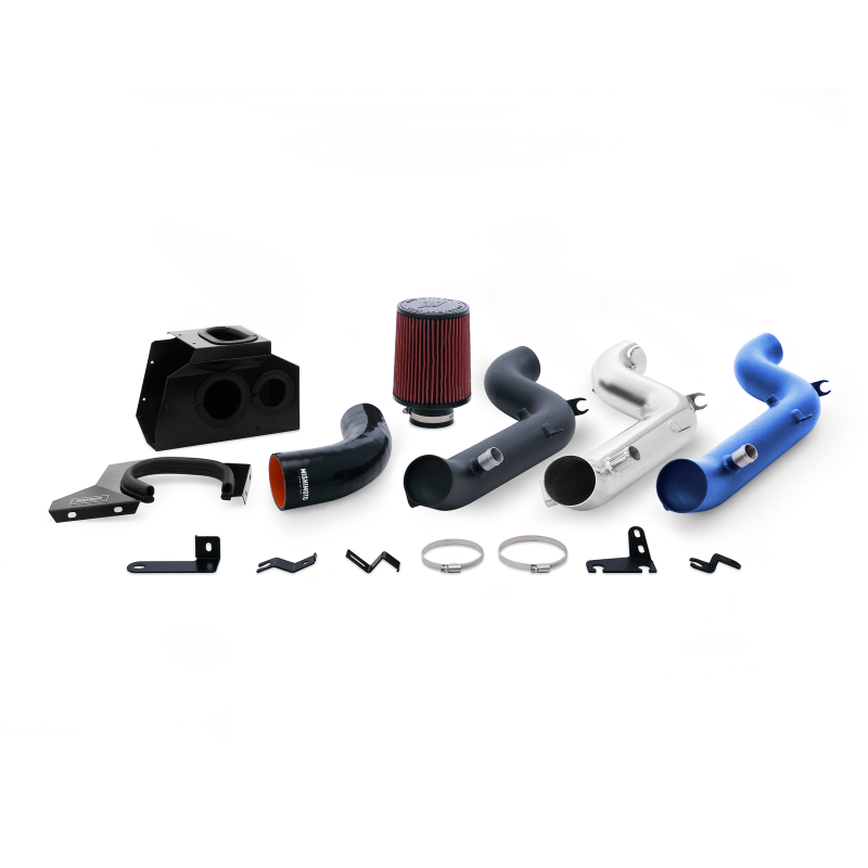 Mishimoto 2016 Ford Focus RS 2.3L Performance Air Intake Kit - Wrinkle Nitrous Blue - DTX Performance