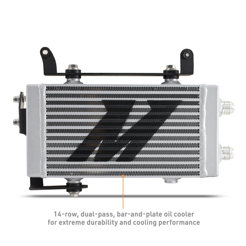 Mishimoto 2023+ Toyota GR Corolla Oil Cooler Kit - Thermostatic - Silver - DTX Performance