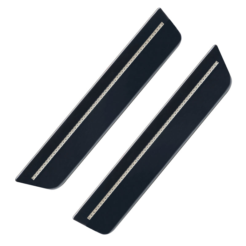 Oracle 11-14 Dodge Charger Concept Sidemarker Set (Rear Only) - Clear - Black (PX8) - DTX Performance