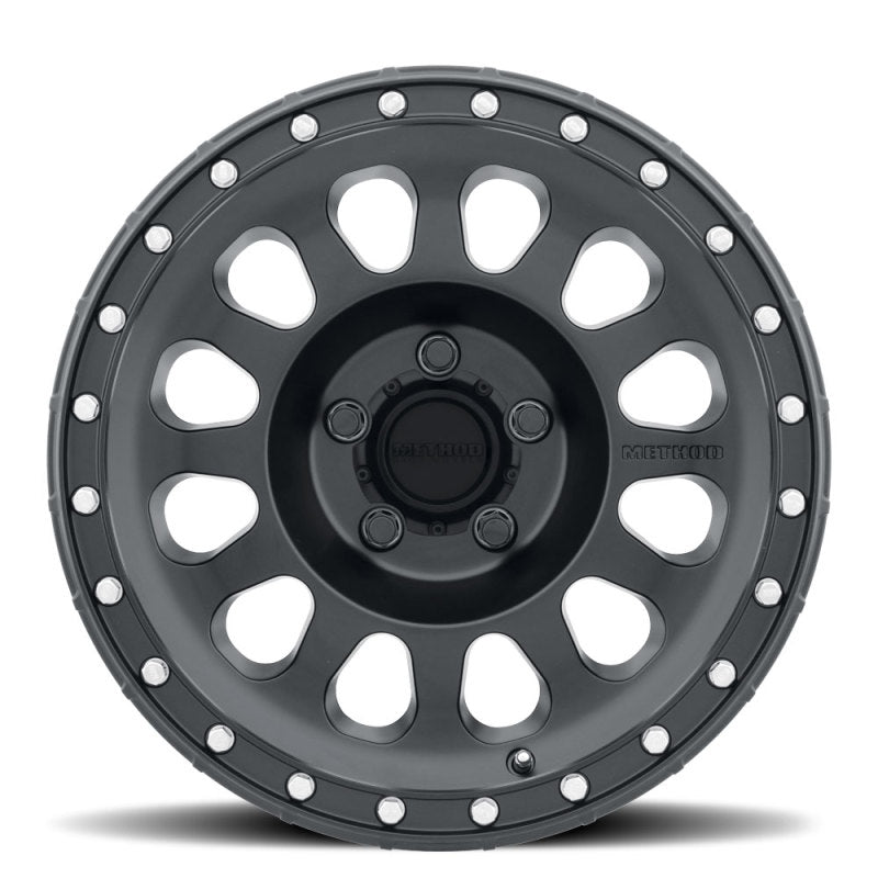 Method MR315 17x8.5 0mm Offset 5x5 71.5mm CB Matte Black Wheel - DTX Performance