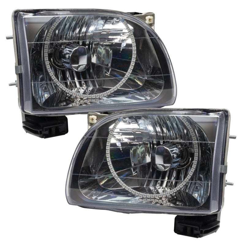 Oracle Lighting 01-04 Toyota Tacoma Pre-Assembled LED Halo Headlights -Red - DTX Performance