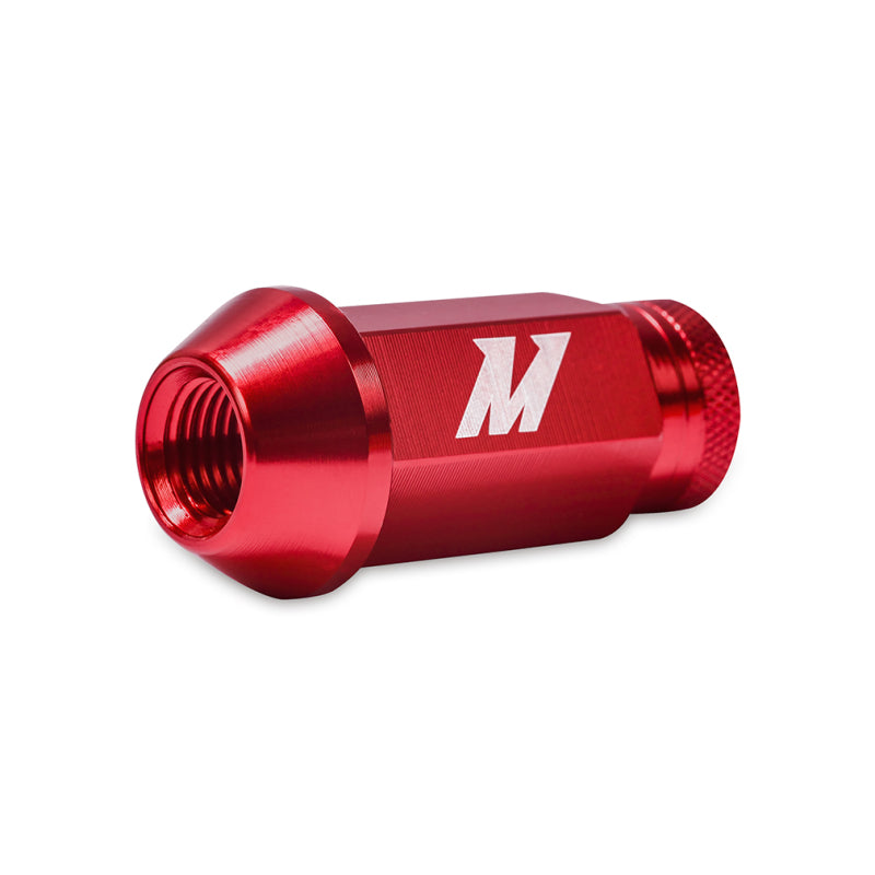 Mishimoto Aluminum Locking Lug Nuts M12x1.5 20pc Set Red - DTX Performance