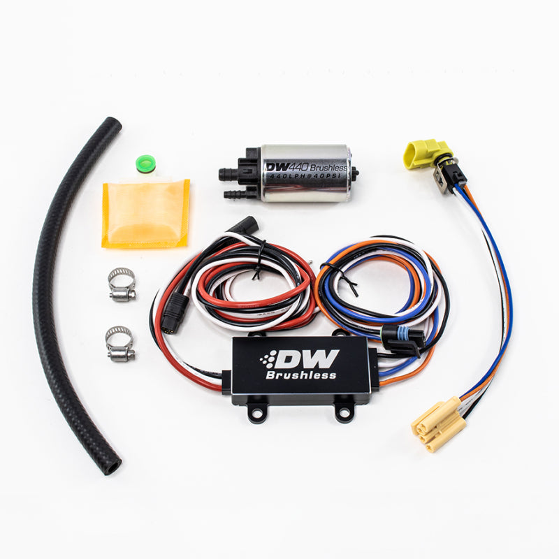 DeatschWerks DW440 440lph Brushless Fuel Pump w/ Single Speed Controller - DTX Performance