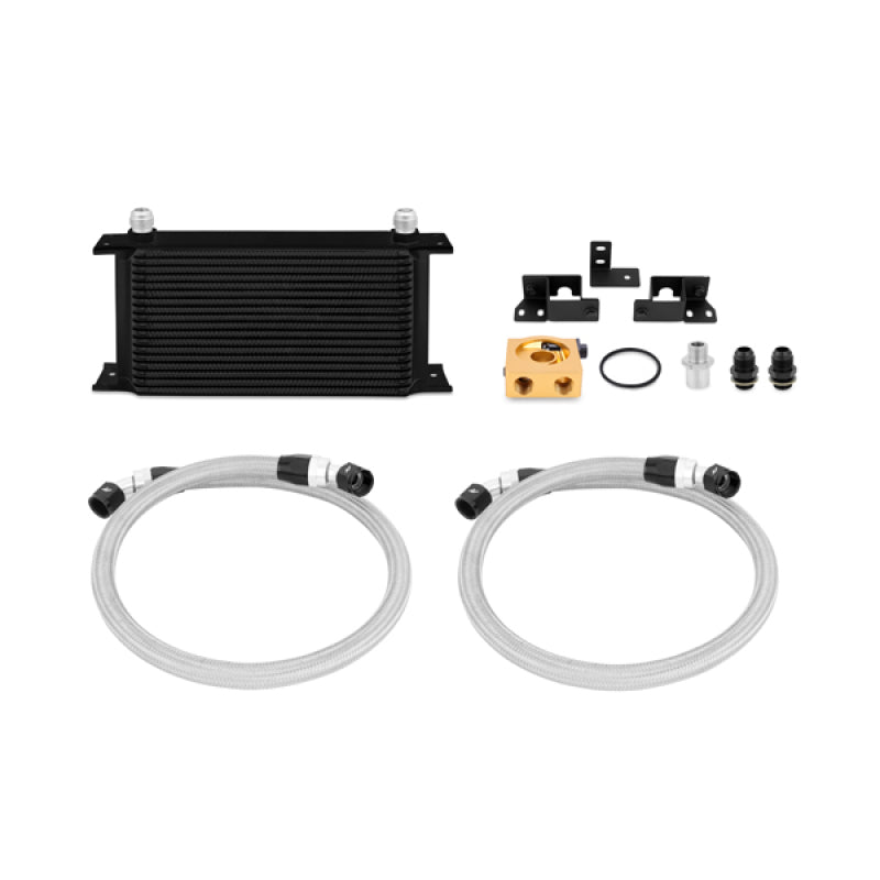 Mishimoto 07-11 Jeep Wrangler JK Oil Cooler Kit - Silver - DTX Performance