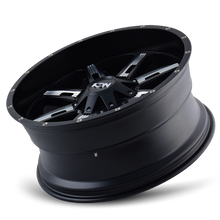 Load image into Gallery viewer, ION Type 184 20x9 / 8x180 BP / 0mm Offset / 124.1mm Hub Satin Black/Milled Spokes Wheel - DTX Performance