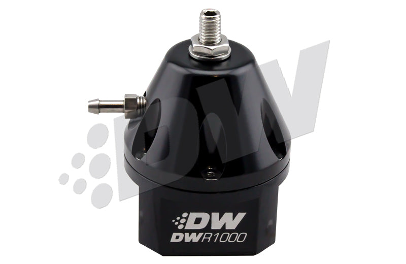 DeatschWerks DWR1000 Adjustable Fuel Pressure Regulator - Black - DTX Performance