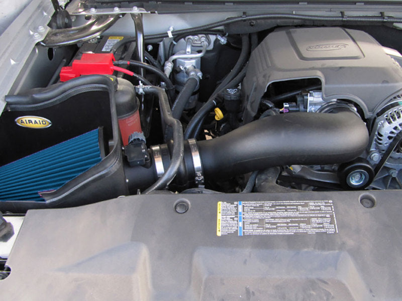 Airaid 09-13 GM Truck/SUV (w/ Elec Fan/excl 11 6.0L) MXP Intake System w/ Tube (Dry / Blue Media) - DTX Performance