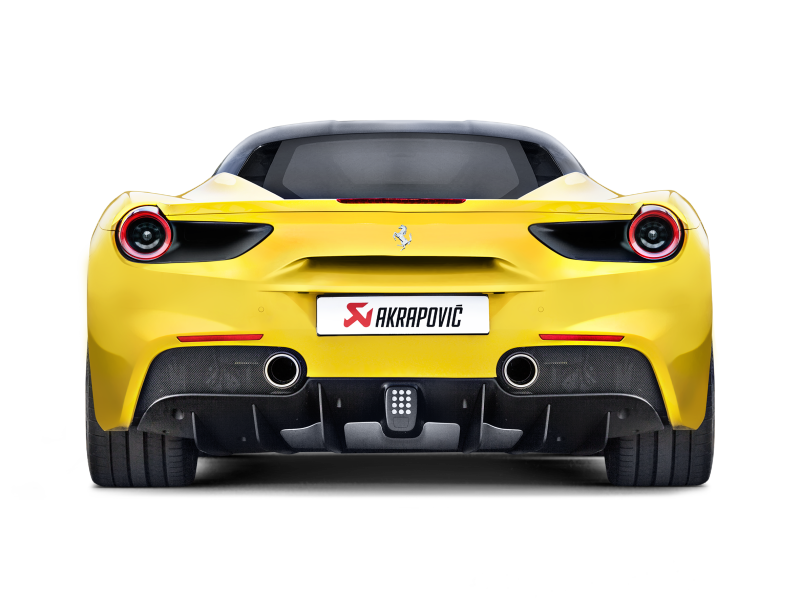 Akrapovic 16-17 Ferrari 488 GTB/488 Spyder Slip-On Line (Titanium) w/ Carbon Tips - DTX Performance