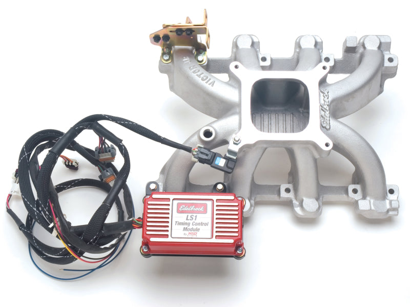 Edelbrock Manifold LS1 Victor Jr EFI to Carbureted Conversion - DTX Performance