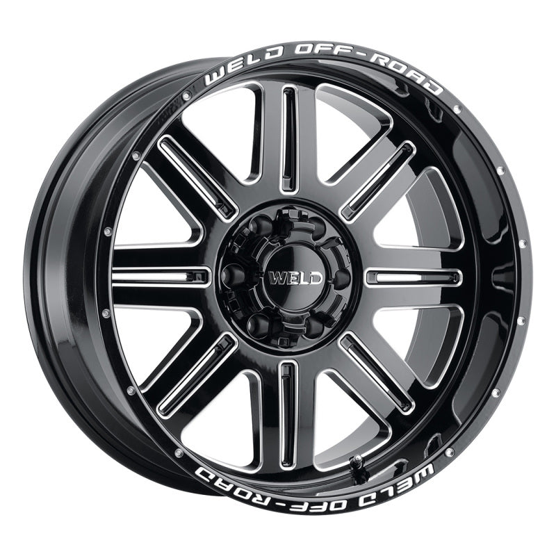 Weld Off-Road W103 20X10 Chasm 6X135 6X139.7 ET13 BS6.00 Gloss Black MIL 106.1 - DTX Performance