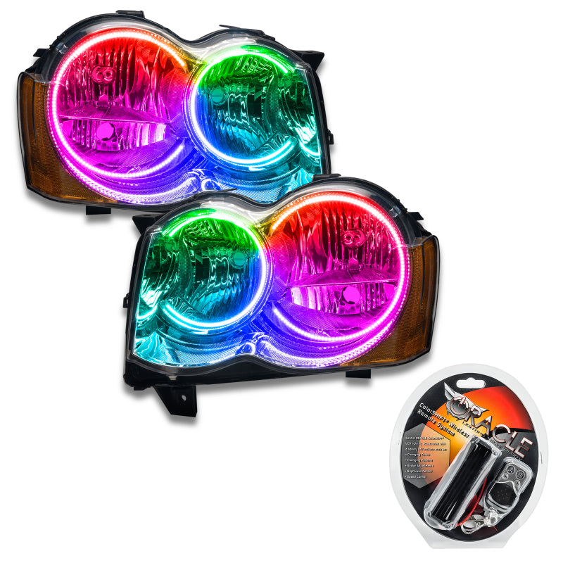 Oracle 08-10 Jeep Grand Cherokee SMD HL (Non-HID) - ColorSHIFT - DTX Performance