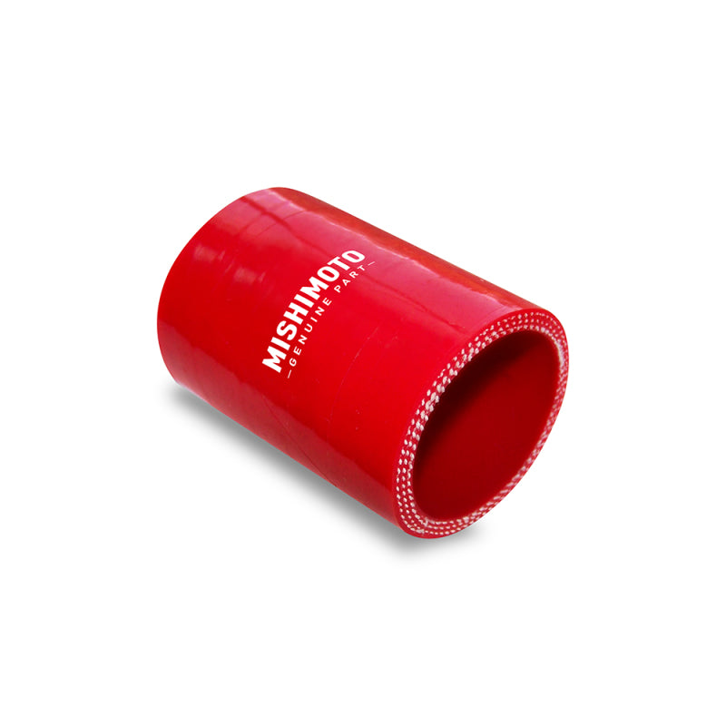 Mishimoto 3.5 Inch Straight Coupler - Red - DTX Performance