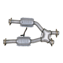 Load image into Gallery viewer, BBK 79-93 Mustang 5.0 Short Mid X Pipe With Catalytic Converters 2-1/2 For BBK Long Tube Headers - DTX Performance