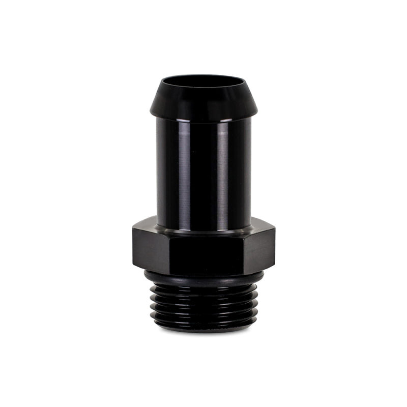 Mishimoto -10 ORB to 3/4in Hose Barb Aluminum Fitting - Black - DTX Performance