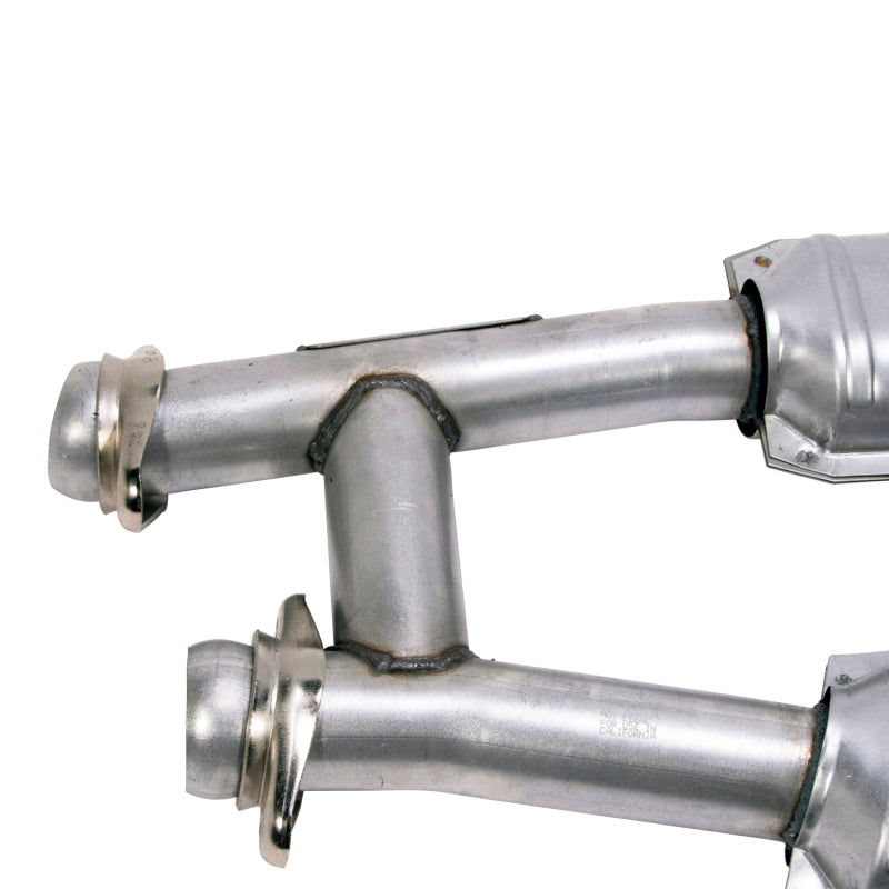 BBK 86-93 Mustang 5.0 High Flow H Pipe With Catalytic Converters - 2-1/2 - DTX Performance