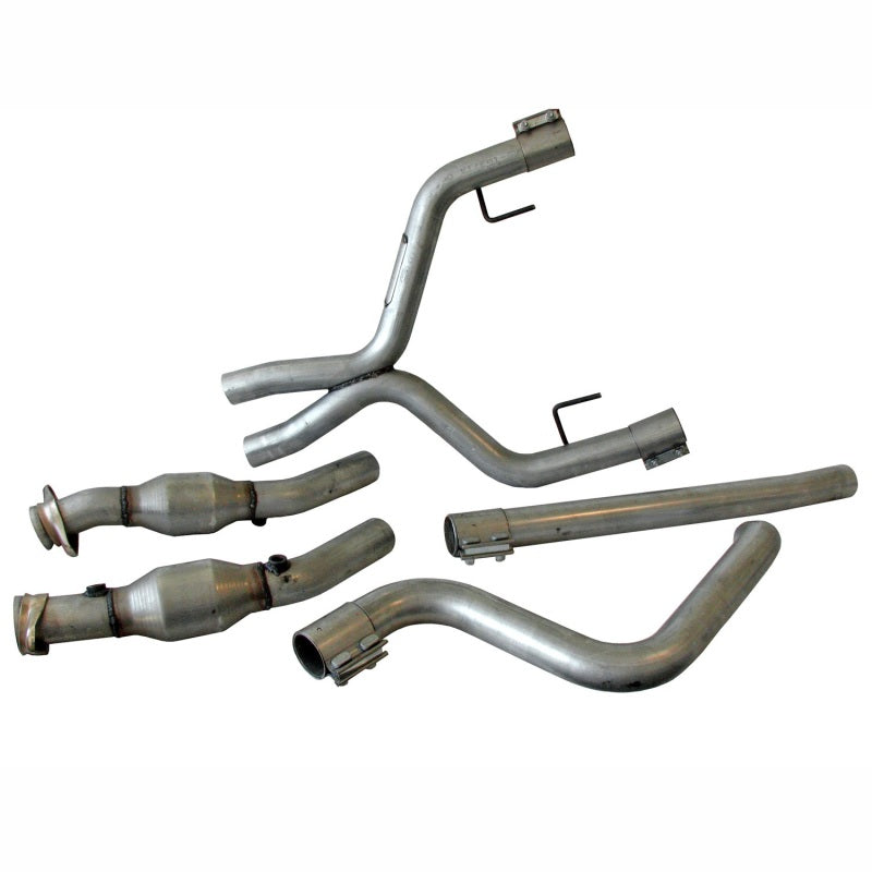 BBK 05-09 Mustang 4.0 V6 True Dual Cat Back Exhaust Conversion Kit With X pipe - DTX Performance