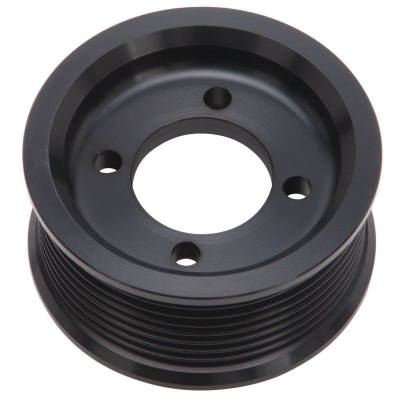 Edelbrock Pulley SC E-FoRce 3 00In 8 Rib Black - DTX Performance