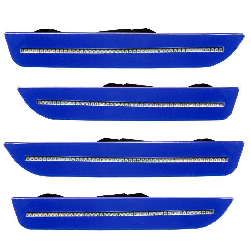 Oracle 10-14 Ford Mustang Concept Sidemarker Set - Clear - Sonic Blue Pearl (SN) - DTX Performance