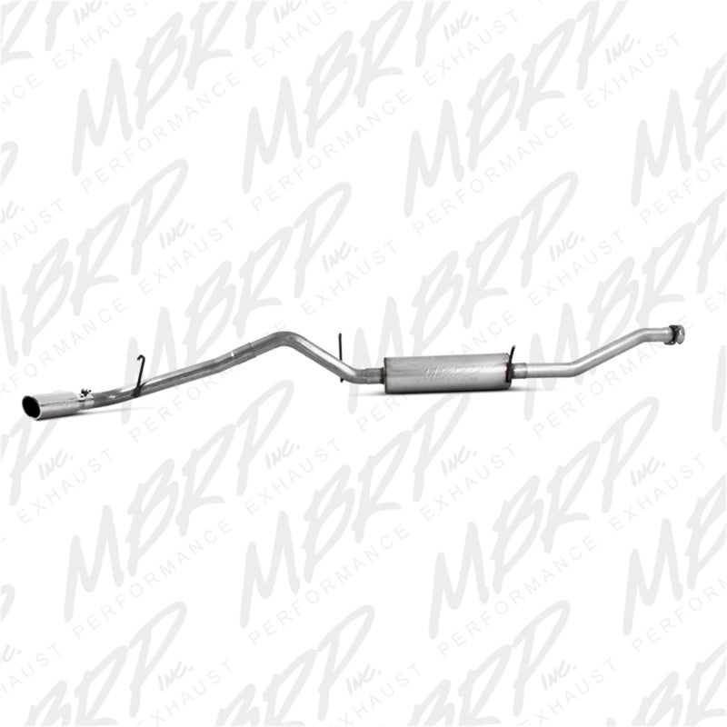 MBRP 04-11 Chevy Colorado / GMC Canyon 2.8L/2.9L/3.5L/3.7L Cat Back Single Side Aluminized Exhaust - DTX Performance