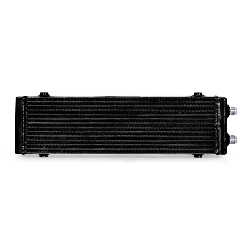 Mishimoto Universal Large Bar and Plate Dual Pass Black Oil Cooler - DTX Performance