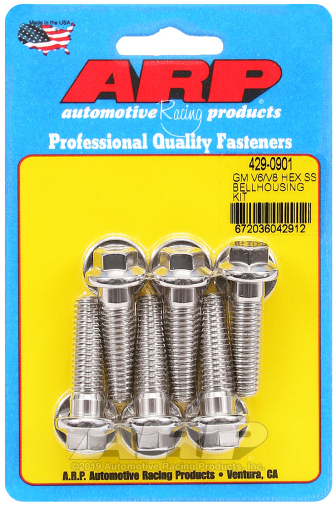 ARP GM V6/V8 SS Hex Bellhousing Bolt Kit - DTX Performance