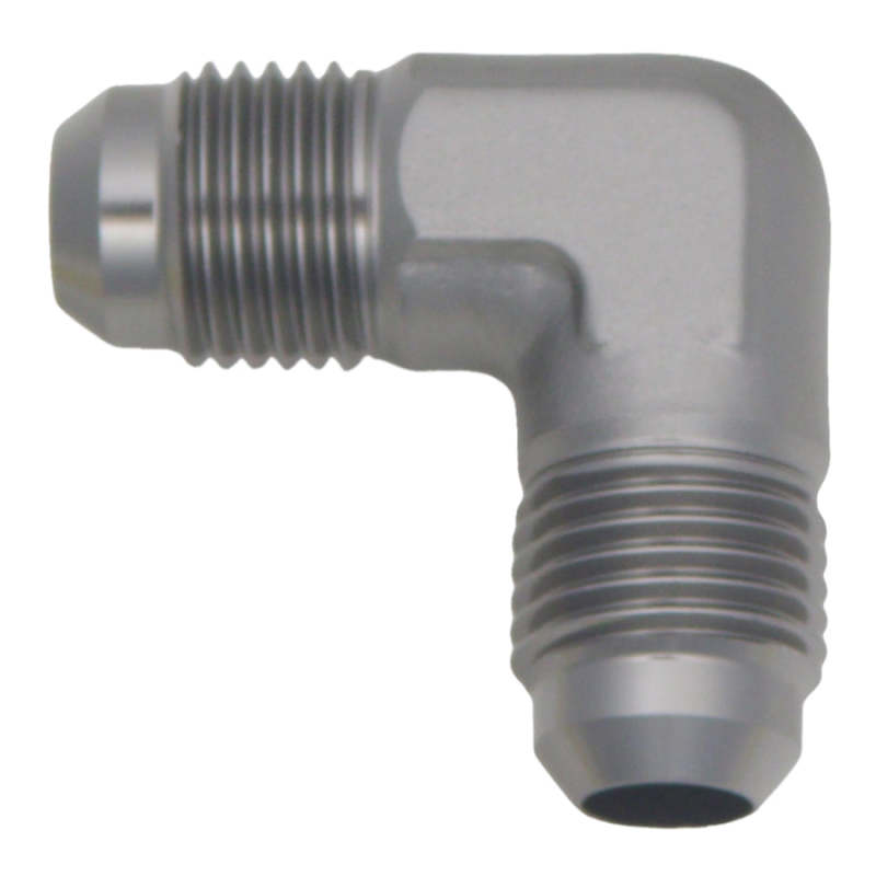 DeatschWerks 6AN Male Flare To 6AN Male Flare 90-Degree Coupler Fitting - DTX Performance