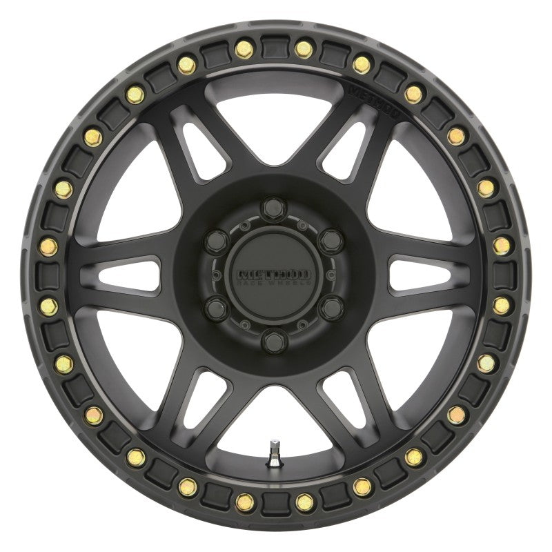 Method MR106 Beadlock 17x9 -44mm Offset 6x5.5 108mm CB Matte Black w/BH-H24125 Wheel - DTX Performance