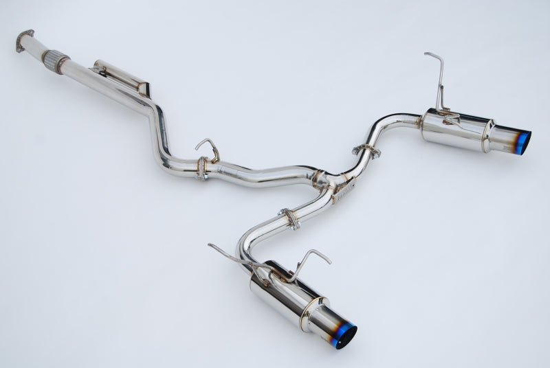 Invidia 2022+ Subaru WRX N1 Twin Outlet Single Layer Tip Cat-Back Exhaust - DTX Performance