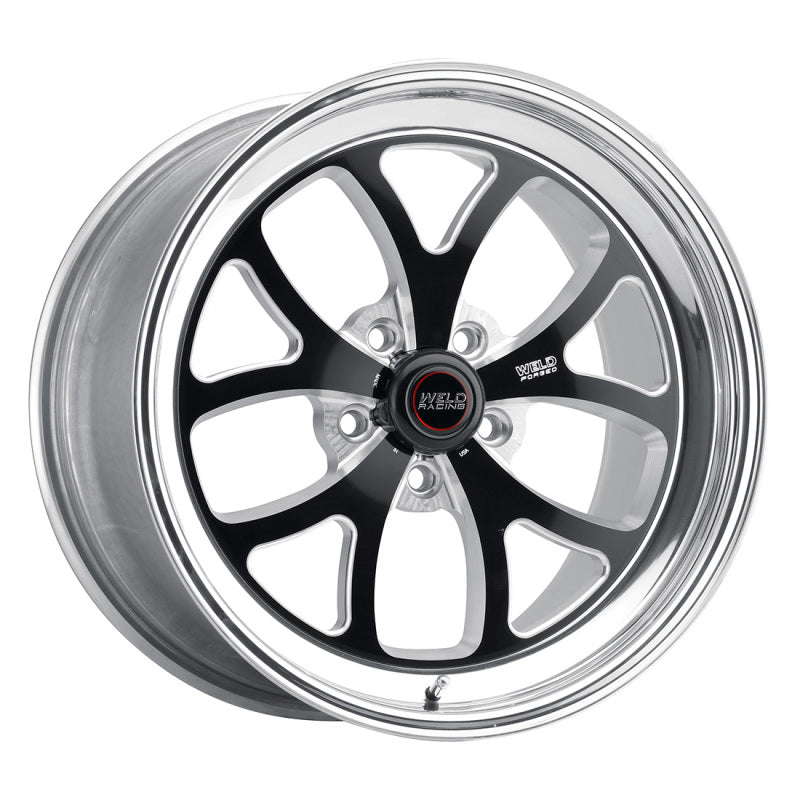 Weld S76 18x10 / 5x115mm BP / 5.1in. BS Black Wheel (High Pad) - Non-Beadlock - DTX Performance