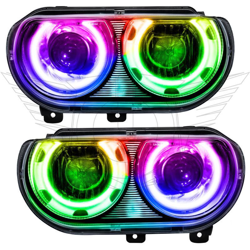 Oracle 08-14 Dodge Challenger SMD HL (HID Style) - ColorSHIFT Dynamic - DTX Performance