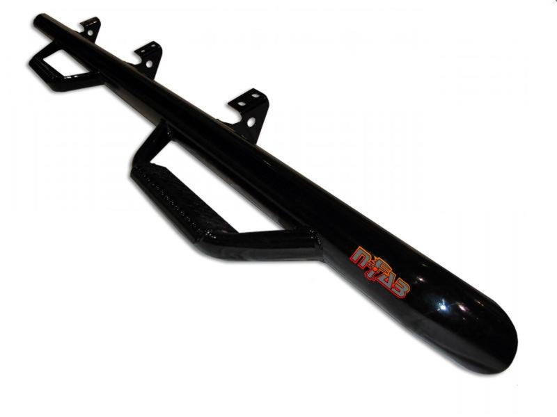 N-Fab Nerf Step 04-06 Chevy-GMC 1500 Crew Cab 5.7ft Bed - Gloss Black - W2W - 3in - DTX Performance