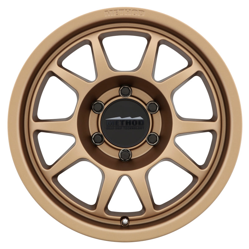 Method MR702 17x8.5 0mm Offset 6x5.5 106.25mm CB Method Bronze Wheel - DTX Performance