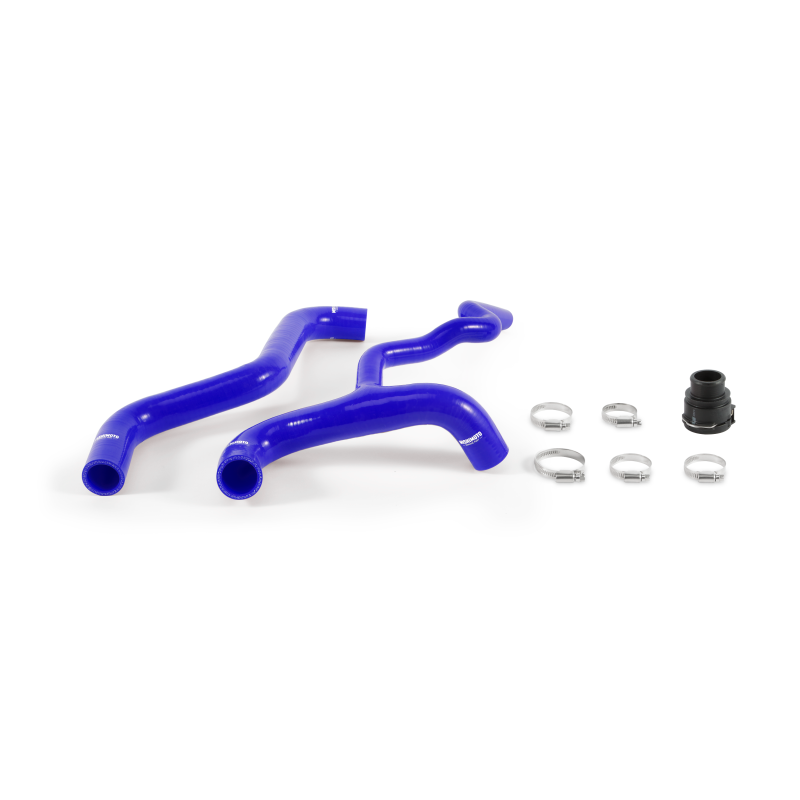 Mishimoto 2012+ Fiat 500 Abarth/Turbo Blue Silicone Radiator Hose Kit - DTX Performance